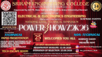 POWERHOWZ 2026 National Level Technical Symposium Poster